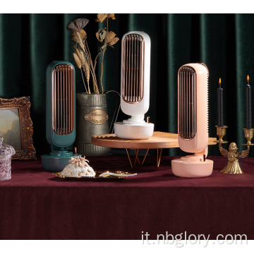 All&#39;ingrosso ricaricabile all&#39;ingrosso silenzioso 3 velocità 2 in 1 ventola per aria permanente ventola portatile umidification tower frist humidifier